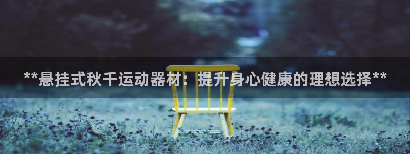 意昂3娱乐：**悬挂式秋千运动器材：提升身心健康的理