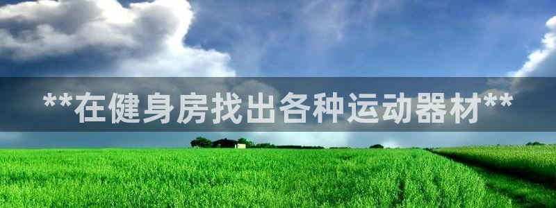 海南意昂体育3：**在健身房找出各种运动器材**