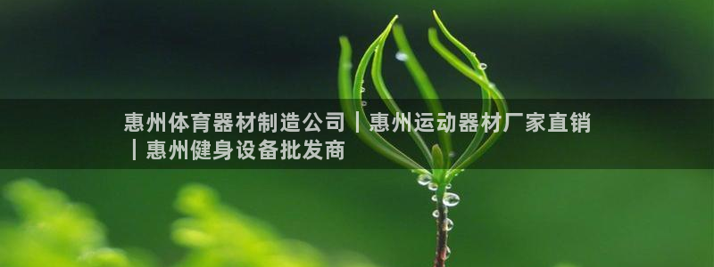 意昂体育3平台假的吗是真的吗吗：惠州体育器材制造公司