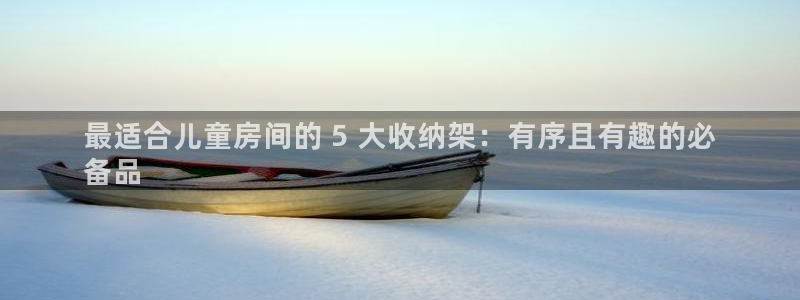 意昂3官网：最适合儿童房间的 5 大收纳架：有序且有