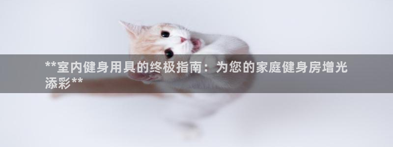 意昂集团官网：**室内健身用具的终极指南：为您的家庭