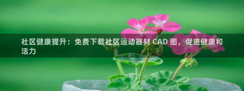 意昂3娱乐首页官网下载：社区健康提升：免费下载社区运