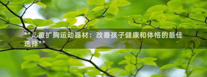 意昂体育3平台注册要钱吗是真的吗：**儿童扩胸运动器