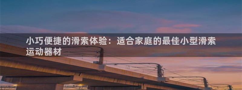 注册意昂3：小巧便捷的滑索体验：适合家庭的最佳小型滑