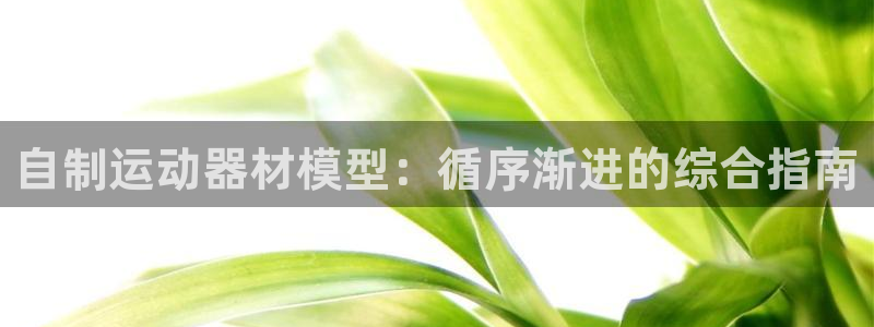 意昂体育3招商电话地址：自制运动器材模型：循序渐进的